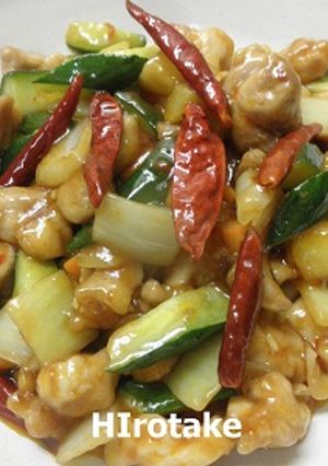 鶏肉と胡瓜、汗かきカミナリ炒め！-レシピのメイン写真