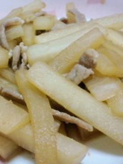 ★簡単!大根&豚肉炒め★-レシピのメイン写真