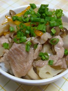 熱々とろとろ✿我が家の具だくさん豚丼✿-レシピのメイン写真