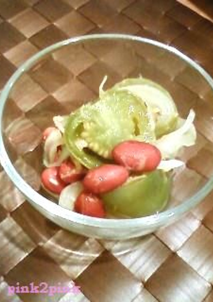 捨てないで!!青トマトのマリネ-レシピのメイン写真