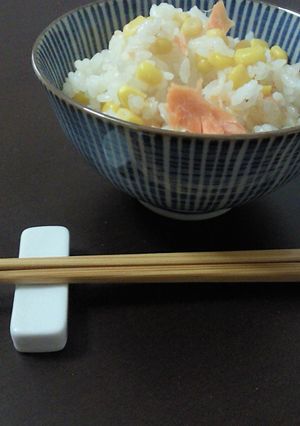 コーンと鮭の夏ご飯-レシピのメイン写真