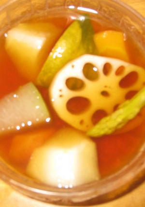 野菜の煮物ゼリー寄せ-レシピのメイン写真