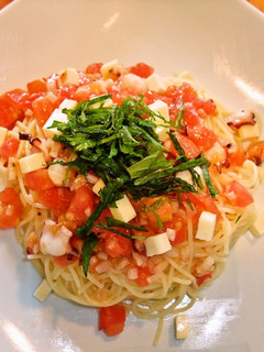 トマトとタコの冷製パスタ-レシピのメイン写真