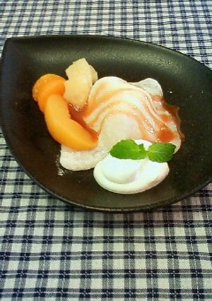 レンジ餅で！　雪見大福ウチカフェスタイル-レシピのメイン写真