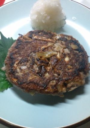 ごぼう入り和風ハンバーグ（＾◇＾）-レシピのメイン写真