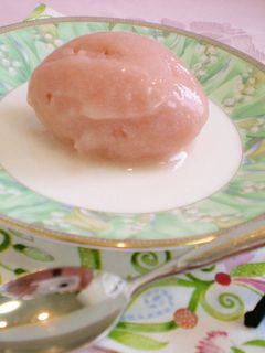 桃のシャーベット-レシピのメイン写真