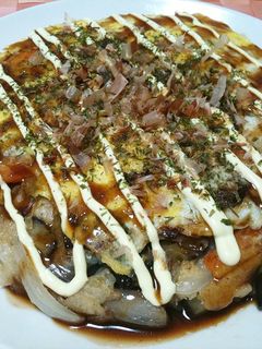 「なす」とか!いろいろ野菜のお好み焼き☆-レシピのメイン写真