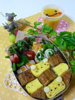 うなぎ弁当(キャラ弁)-レシピのメイン写真