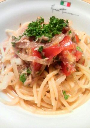 簡単♪夏はさっぱりトマトで冷製パスタ-レシピのメイン写真