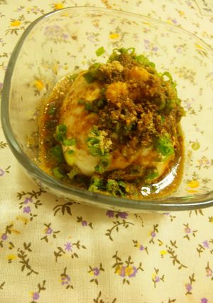 胡麻ドレ風味♪おぼろ豆腐の薬味テンコ盛り-レシピのメイン写真