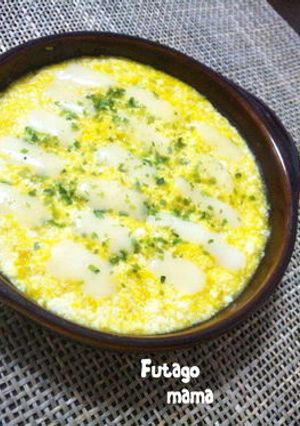 離乳食後期>>カボチャと豆腐のチーズ焼き-レシピのメイン写真