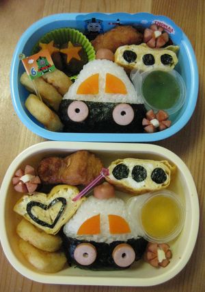 ❤キャラ弁❤パトカーおにぎり-レシピのメイン写真