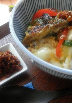 お豆腐でボリュームアップ鰻玉丼-レシピのメイン写真