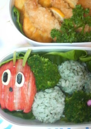はらぺこあおむし☆おにぎり弁当-レシピのメイン写真