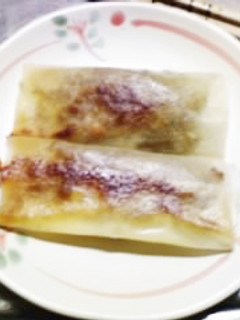 簡単!焼くだけカレーそぼろ春巻き-レシピのメイン写真