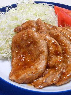 洋食屋さん風☆ソース仕立ての豚肉生姜焼き-レシピのメイン写真