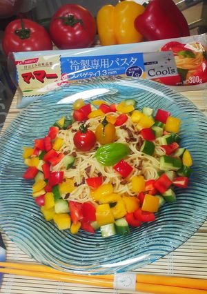 冷え冷え★菜(サイ)コロパスタ-レシピのメイン写真