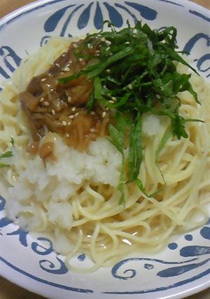 あっさり和風冷製パスタ-レシピのメイン写真