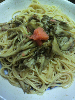 みさきの舞茸ダイエット!明太パスタ-レシピのメイン写真