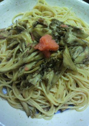 みさきの舞茸ダイエット！明太パスタ-レシピのメイン写真