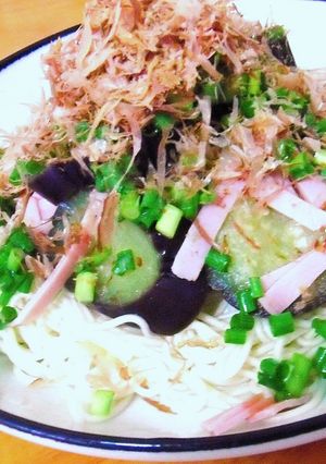 茄子のそうめん-レシピのメイン写真