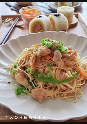 我が家のそうめんチャンプル-レシピのメイン写真