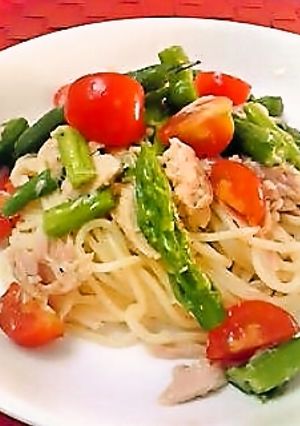 冷製パスタ☆茹でて切って混ぜるだけ!-レシピのメイン写真