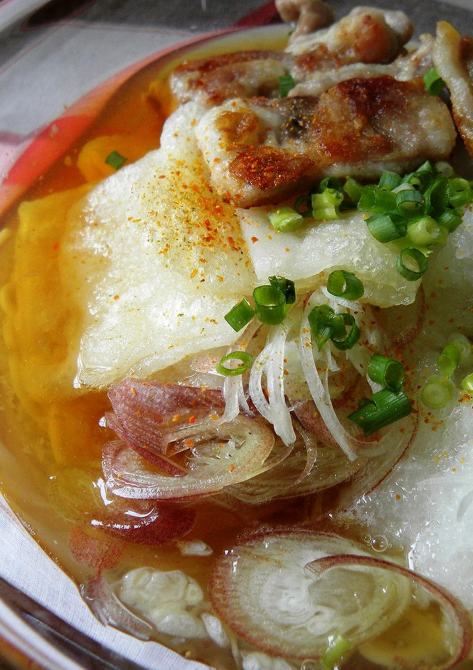 揚げ餅おろしそば風そうめん-レシピのメイン写真