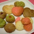 4色の搾り出しクッキー♪