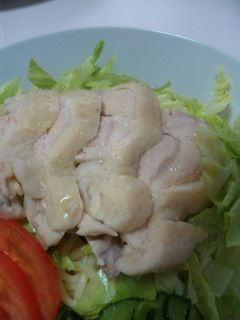 蒸し鶏-レシピのメイン写真