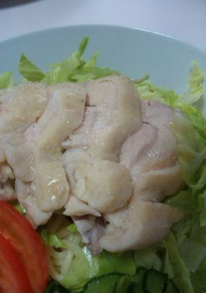 蒸し鶏-レシピのメイン写真