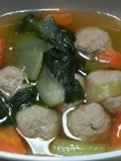 あっさりと♪肉団子と野菜のスープ煮-レシピのメイン写真