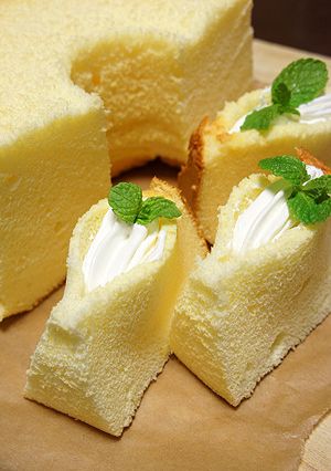 基本のシフォンケーキ♪絹溶けバージョン-レシピのメイン写真