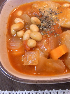 豆入☆トマトチキン煮込み。-レシピのメイン写真