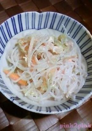 おいしいよ♪トウモロコシのヒゲで中華春雨-レシピのメイン写真