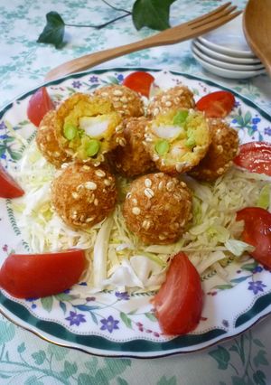 衣も美味しいエビと枝豆のカレーコロッケ-レシピのメイン写真