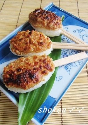 信州名物！クルミ味噌で♪五平餅-レシピのメイン写真