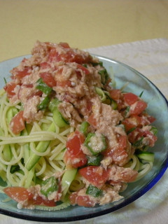 夏野菜たっぷり♪カラフル冷製パスタ☆-レシピのメイン写真