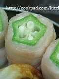 お弁当に♡オクラの豚肉巻