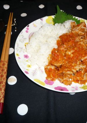 作り置きトマトソースで☆簡単豚肉炒め^^-レシピのメイン写真