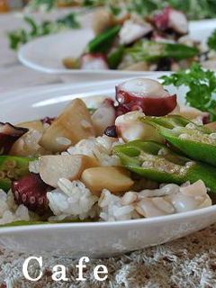 タコとエリンギの混ぜご飯-レシピのメイン写真