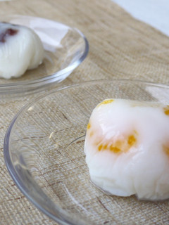 牛乳寒天♥♡茶巾しぼり-レシピのメイン写真