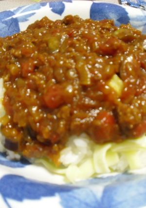 トマト・チーズ入りドライカレー-レシピのメイン写真