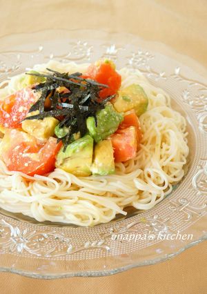 冷☆アボカド&トマトの和そうめん-レシピのメイン写真