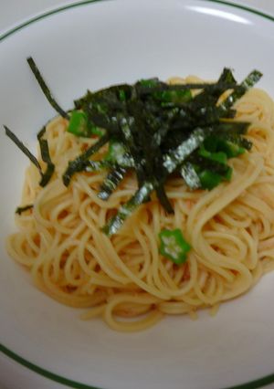 タラコとオクラのさっぱり冷製パスタ-レシピのメイン写真