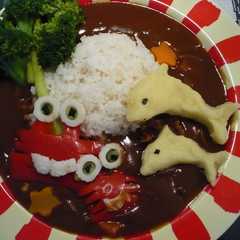 南の島の仲良し親子カレー-レシピのメイン写真