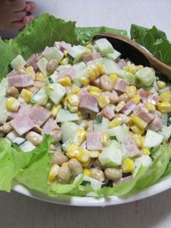 簡単☆きゅうりと大豆のコロコロサラダ-レシピのメイン写真