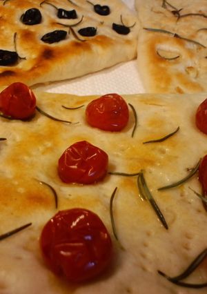 魚焼きグリルでフォカッチャ-レシピのメイン写真