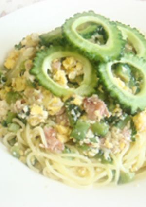 スパム入ゴーヤチャンプル☆麺やご飯で…♪-レシピのメイン写真