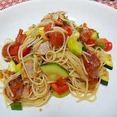 รูปของ 夏野菜の冷製パスタ